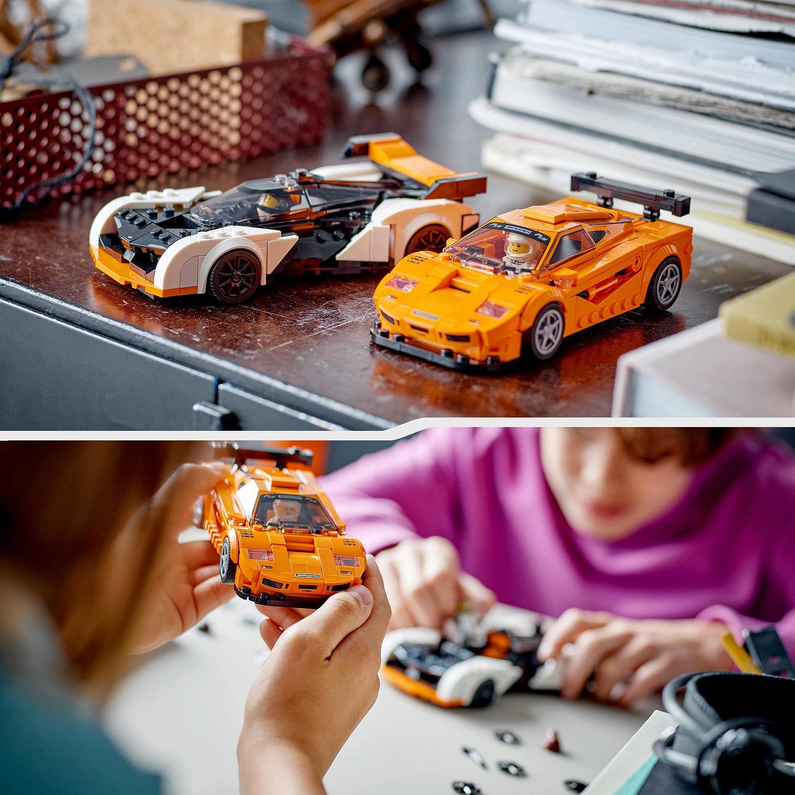 Конструктор LEGO Speed Champions McLaren Solus GT & McLaren F1 LM 76918, фото №4