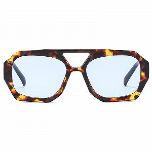 Сонцезахисні окуляри Авіатор LJCZKA Retro Квадратні з подвійним містком Класичні 70-х Плоскі з захистом UV400 synthetic.ua - Фото 1