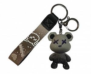 Брелок медвежонок Kaws для рюкзака и ключей, 5,5 см - Фото 1