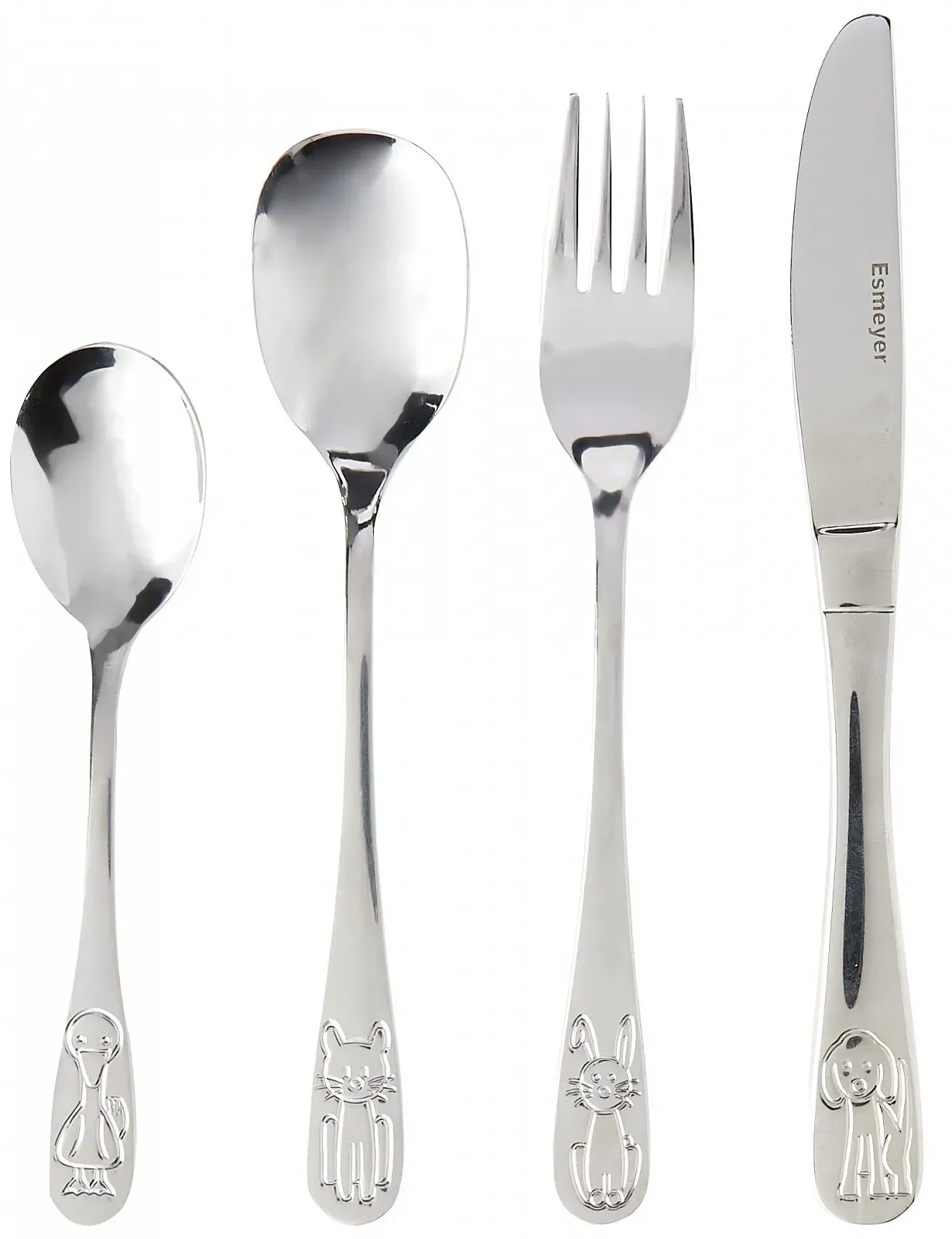 Набір дитячих столових приборів Bambino, без нікелю, фото №1 Набір дитячих столових приборів Bambino, без нікелю, фото №1