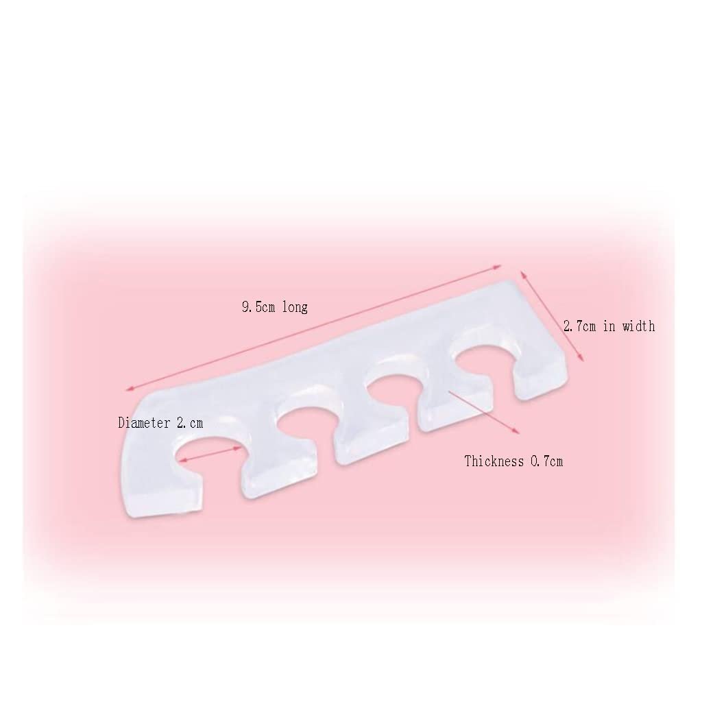 Гелевый разделитель и выпрямитель для пальцев ног. Снятие боли при бурсите, молотковидных пальцах., фото №3