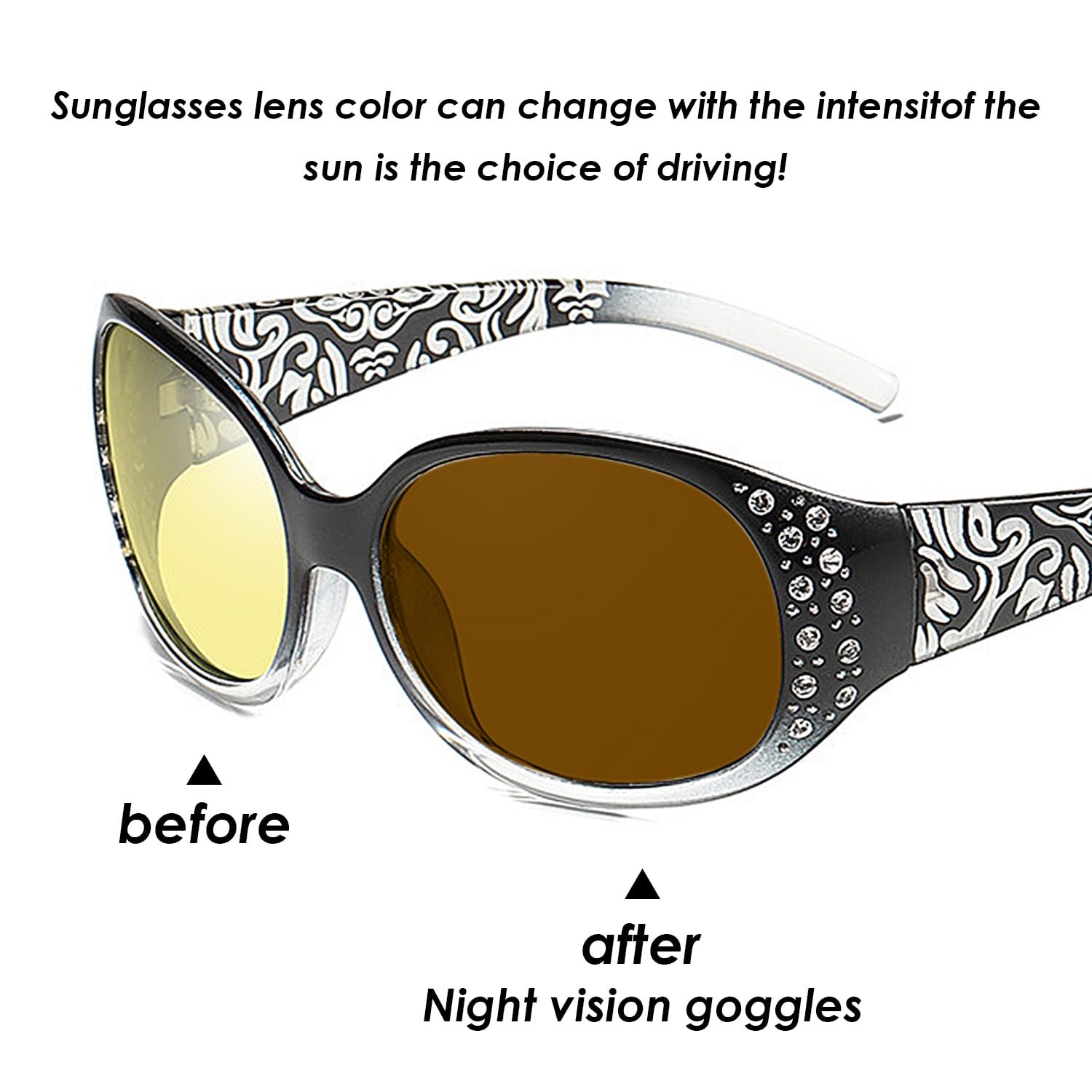 Солнцезащитные очки CVDYWDJIE Поляризованные Ретро Модные Diamond Studded черные, фото №4 Солнцезащитные очки CVDYWDJIE Поляризованные Ретро Модные Diamond Studded черные, фото №4