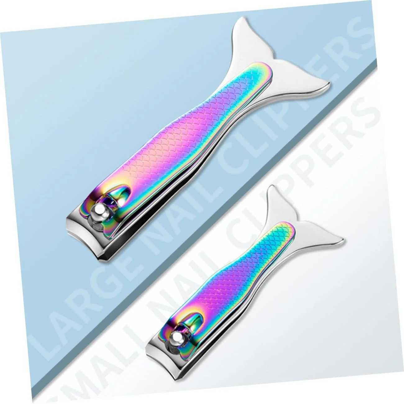 Набор для маникюра и педикюра CALLARON 4 шт. Дизайн "Русалка". С портативными кусачками и пилочкой, фото №9 Набор для маникюра и педикюра CALLARON 4 шт. Дизайн "Русалка". С портативными кусачками и пилочкой, фото №9