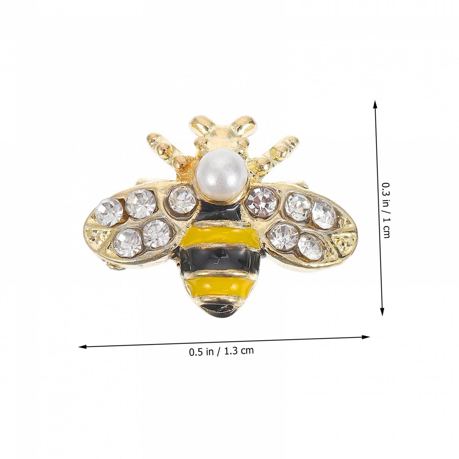 Украшения для ногтей Healeved Пчелы, 40 шт, сплав, украшения для ногтей DIY, декор для творческого маникюра, фото №8