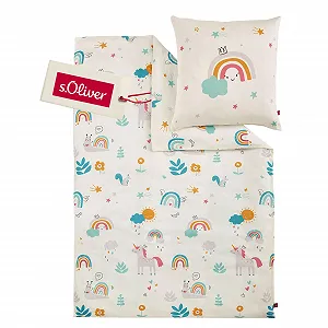 Детское постельное белье s.Oliver Unicorn 100 x 135 см Разноцветный - Фото 1