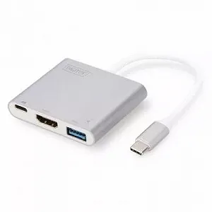 Переходник Type-C to HDMI/USB 3.0/Type-C DIGITUS (DA-70838-1) - Фото 1