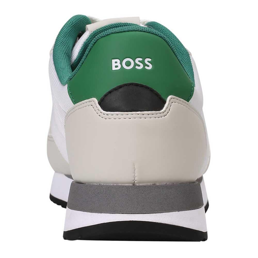 Кросівки чоловічі BOSS Kai Runn з різних матеріалів з кольоровими деталями, фото №4