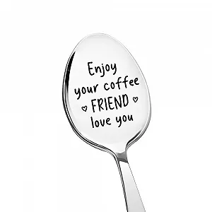 Ложка для кофе Best Friend, для женщин и мужчин, подарок для лучшего друга на день рождения - Фото 1