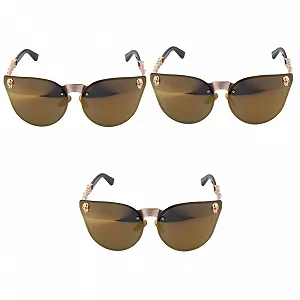 Набор солнцезащитных очков, 3 шт, Ретро оправа - Фото 1