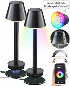 Настольная лампа Lunartec Smart Outdoor Table Lamp RGB CCT LED App Bluetooth Набор из 2 шт. synthetic.ua - Фото 1