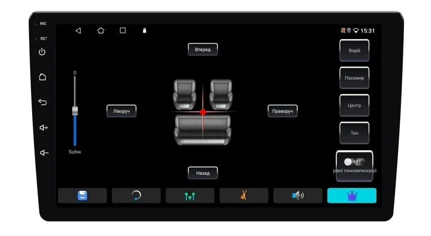 Автомагнитола универсальная Baxster BMS-B4009 Android 13 QLED 4+32Gb 9 и 10 дюймов, фото №4