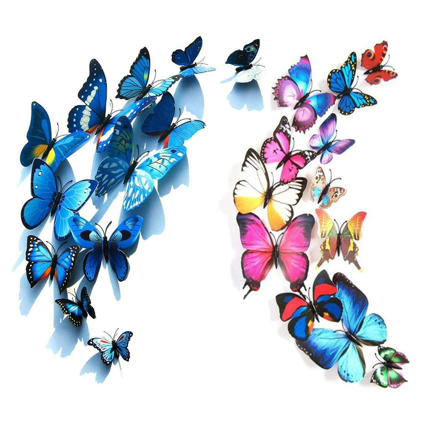 Набір наклейок iwobi 3D Метелики 72 шт., фото №4