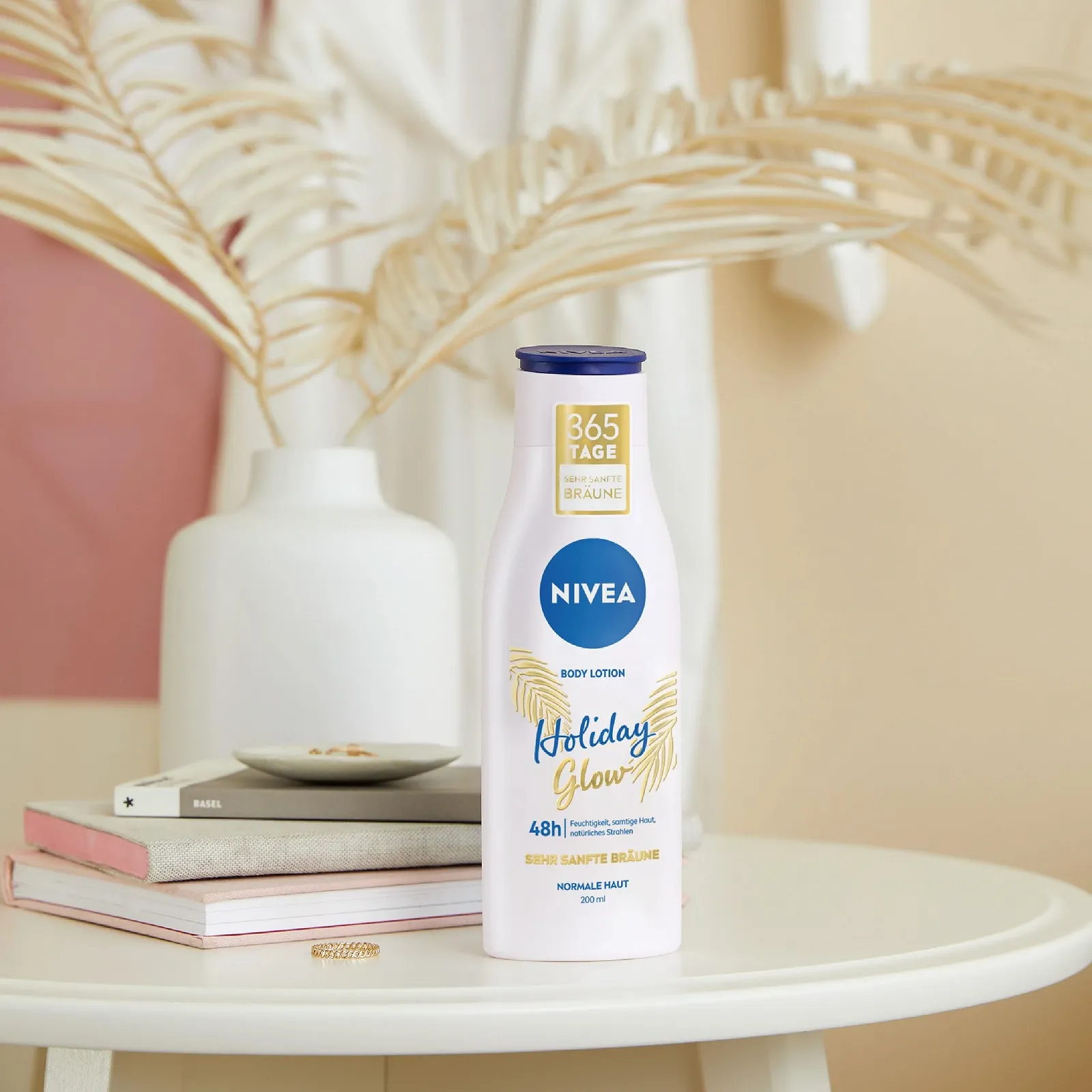 Лосьон для тела Nivea Natural Beautiful, 200 мл, для нормальной кожи, с сывороткой Deep Care, увлажнение 48 часов и эффект нежного загара, фото №5 Лосьон для тела Nivea Natural Beautiful, 200 мл, для нормальной кожи, с сывороткой Deep Care, увлажнение 48 часов и эффект нежного загара, фото №5