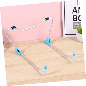 Подставка для ноутбука Vaguelly алюминиевая складная регулируемая портативная для дома, офиса, путешествий и активного отдыха Синяя synthetic.ua - Фото 1