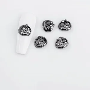 Украшения для ногтей qbodp, 50 шт, Стиль Хэллоуин, Тыква - Фото 1