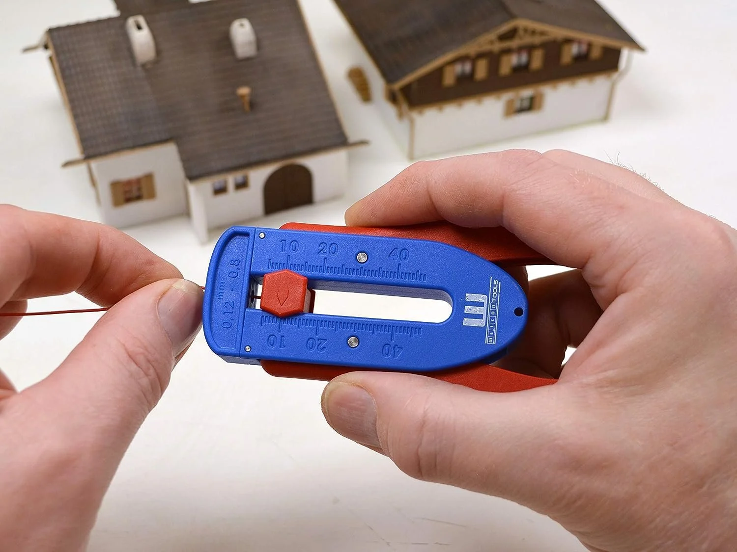 Прецизионный инструмент для снятия изоляции WEICON Tools S для тонких проводов и жил 0.12 - 0.8 мм, фото №7