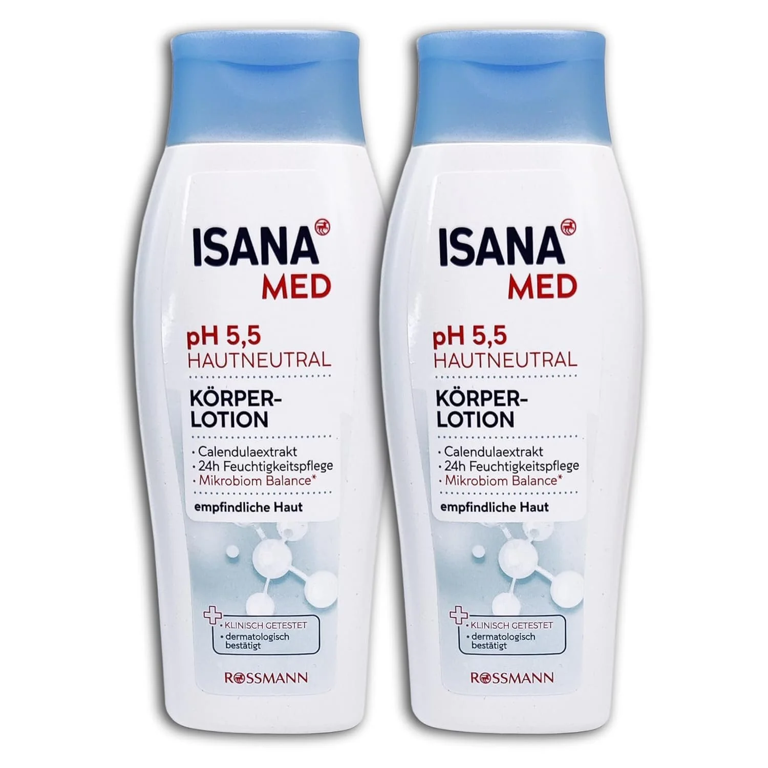 Лосьйон для тіла Isana Med pH 5.5 Skin Neutral 2 x 250 мл, Набір з 2 штук, фото №1