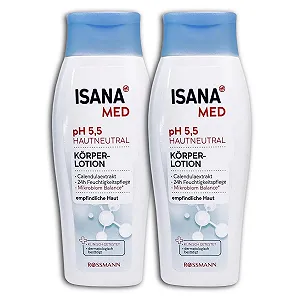 Лосьон для тела Isana Med pH 5.5 Skin Neutral 2 x 250 мл, Набор 2 штуки - Фото 1