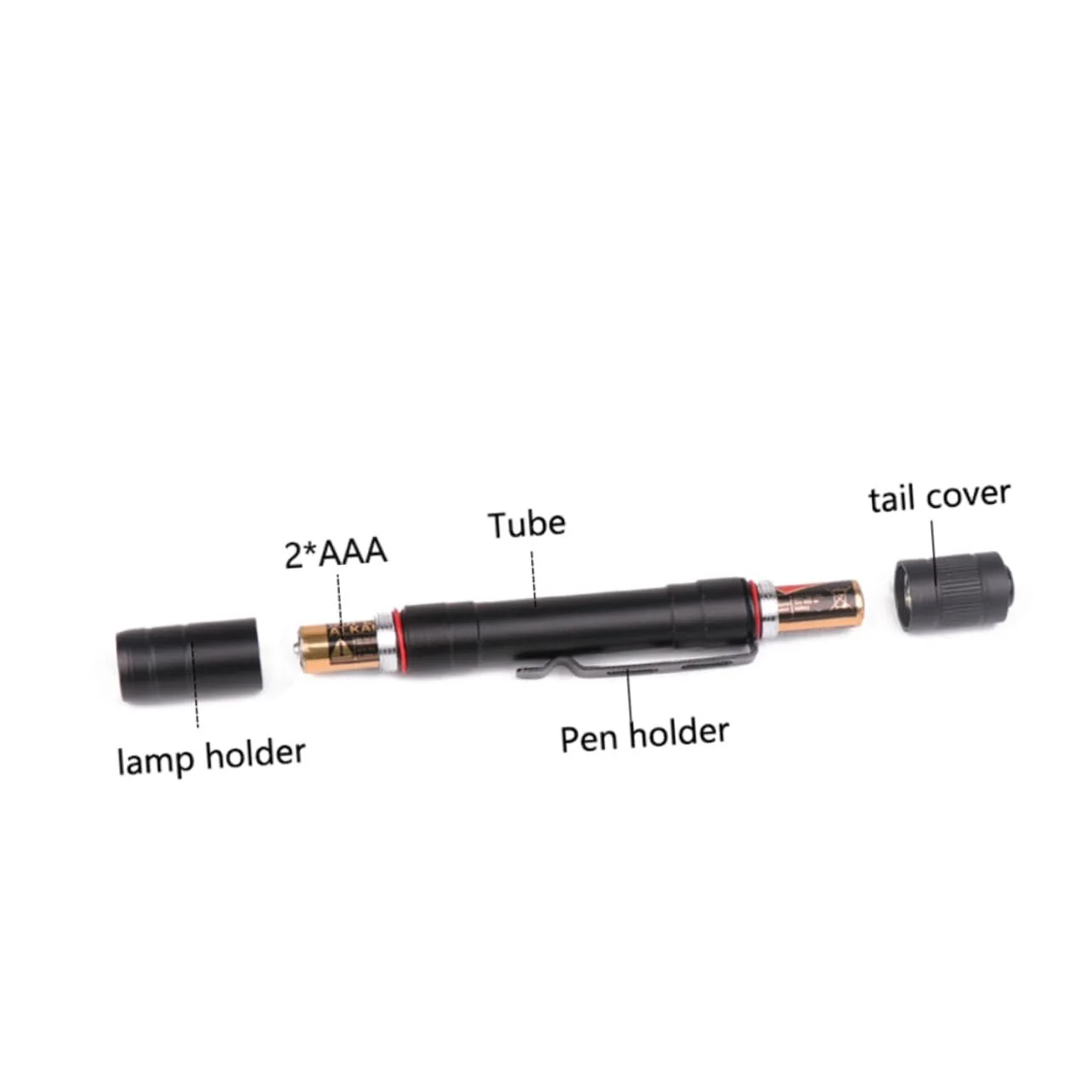 Ліхтарик Gadpiparty Маленький Міні Ліхтарик LED Акумуляторний Форма Ручки Портативний, фото №3