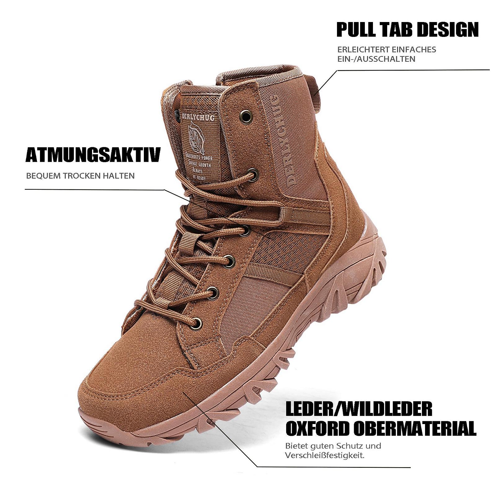 Мужские ботинки на молнии Derlychug, фото №4