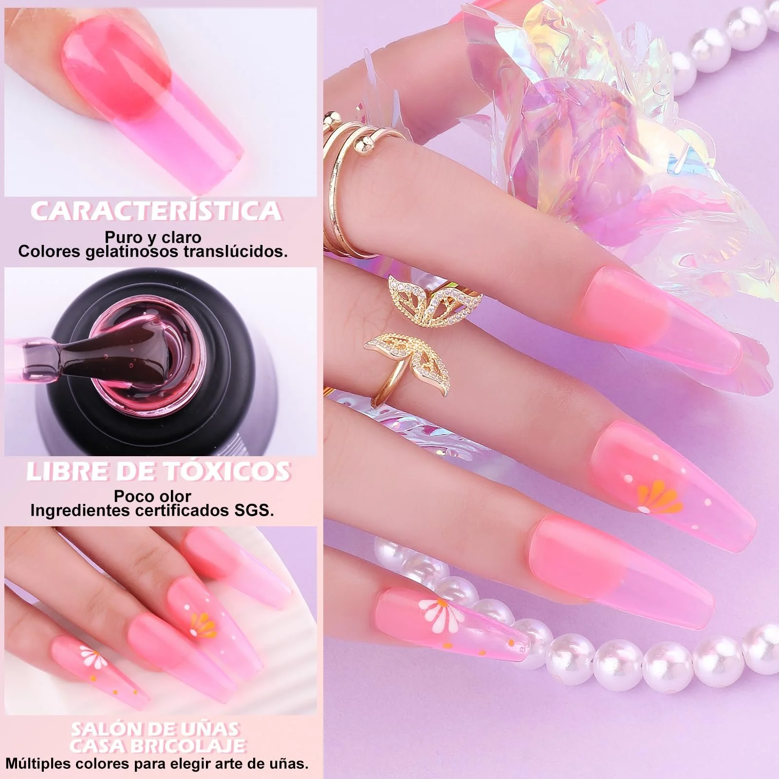 Гель-лак Clara Colors Jelly, 20 кольорів, фото №3