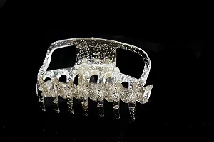 Купити Заколка для волосся Welovebeads Кристал 6 см, срібні блискітки - Фото 1 Заколка для волосся Welovebeads Кристал 6 см, срібні блискітки - Фото 1