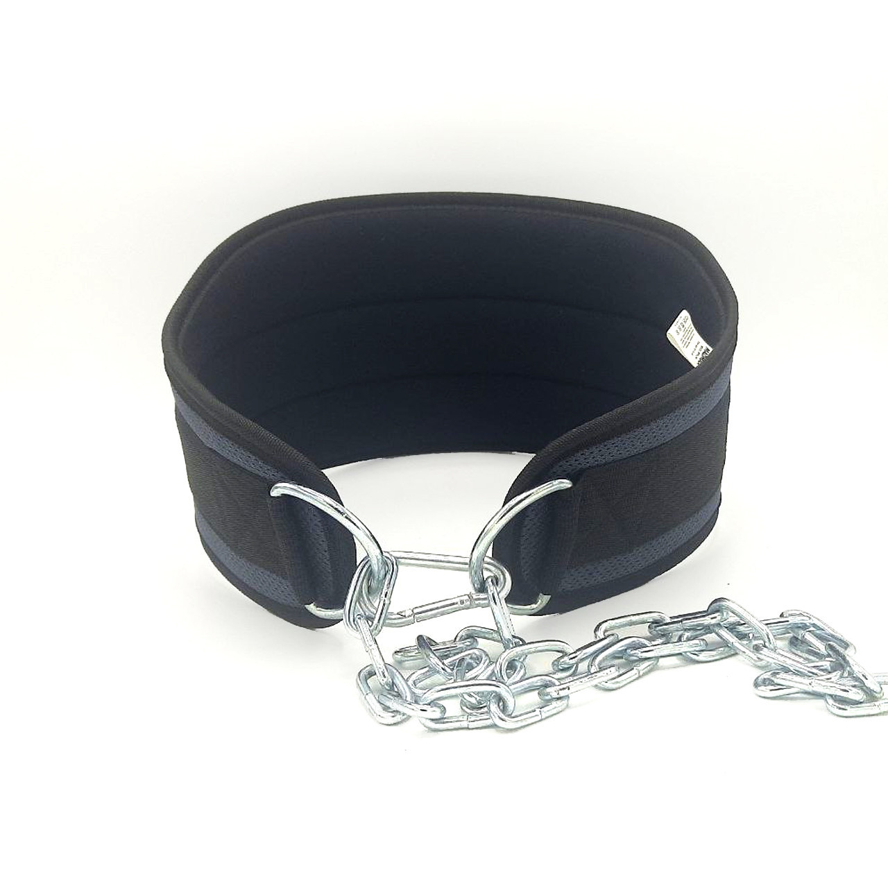 Пояс для обтяжень з ланцюгом MadMax MFA-290 неопреновий Dark grey/Orange, фото №3