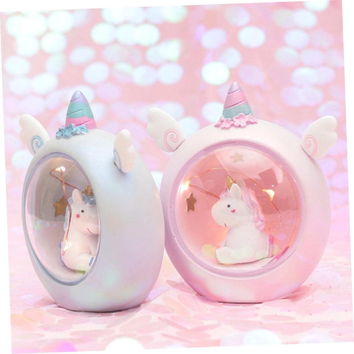 Світильник HEMOTON Unicorn Night Light Projector LED Світлодіодна лампа у формі єдинорога для дітей, фото №3