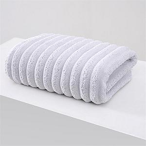 Набір рушників SOFTBATFY 8 шт. мікрофібра Grey ребристі synthetic.ua - Фото 1