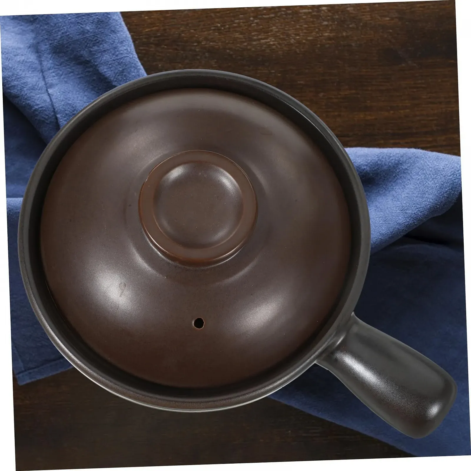 Кастрюля для супа керамическая литий-ионная маленькая для открытого огня, фото №6