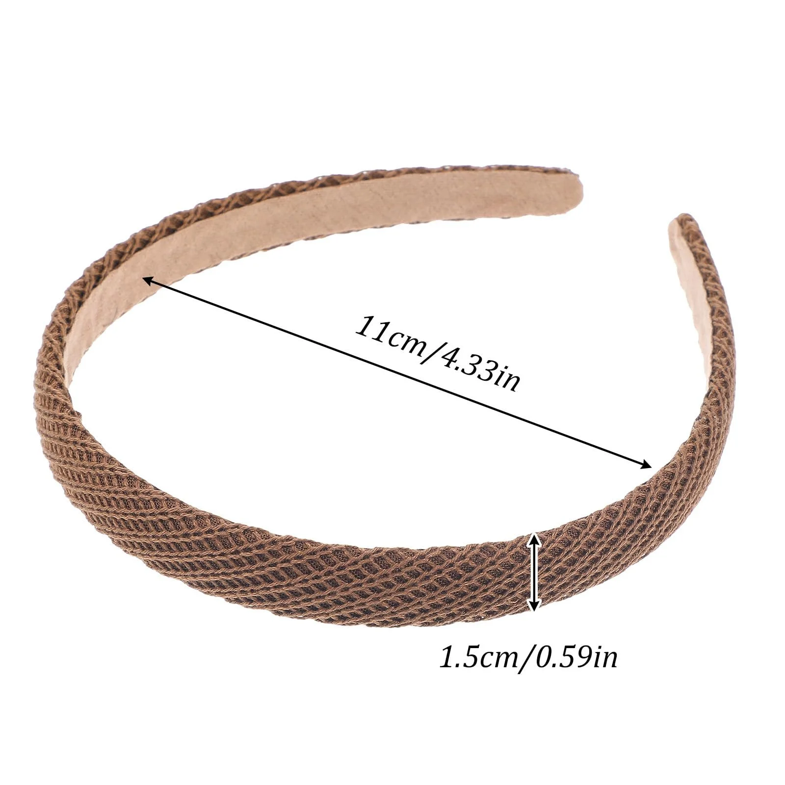 Набір плетених обручів на голову 4 шт, фото №2