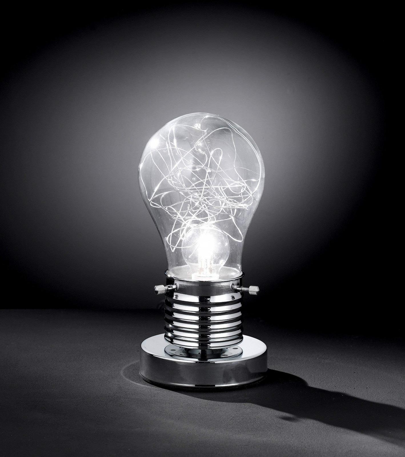 Настільна лампа Wofi Futura 1-лампова хром, фото №3