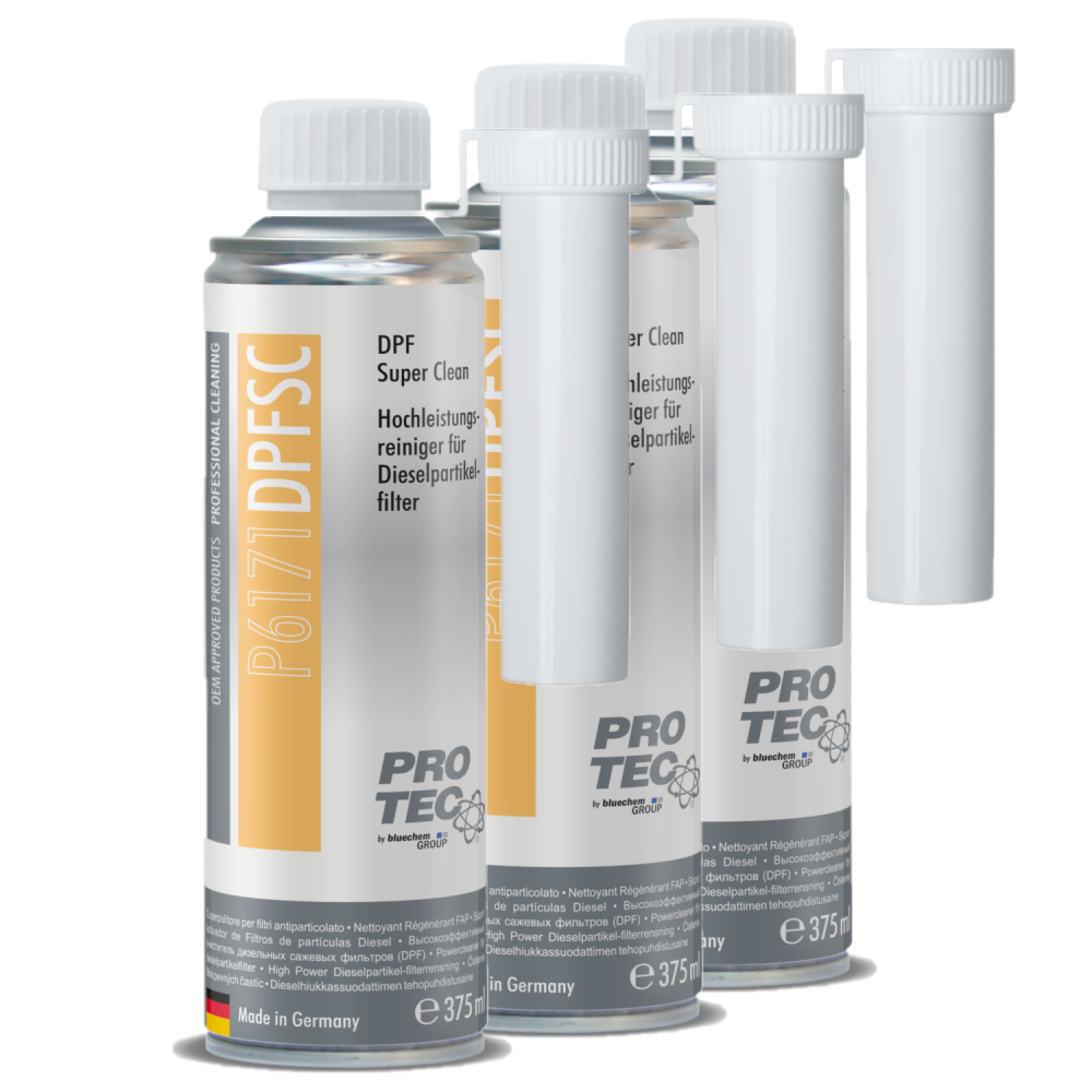 Високоефективний очищувач сажового фільтра DPF PROTEC P6171 3x 375 мл, фото №1 Високоефективний очищувач сажового фільтра DPF PROTEC P6171 3x 375 мл, фото №1