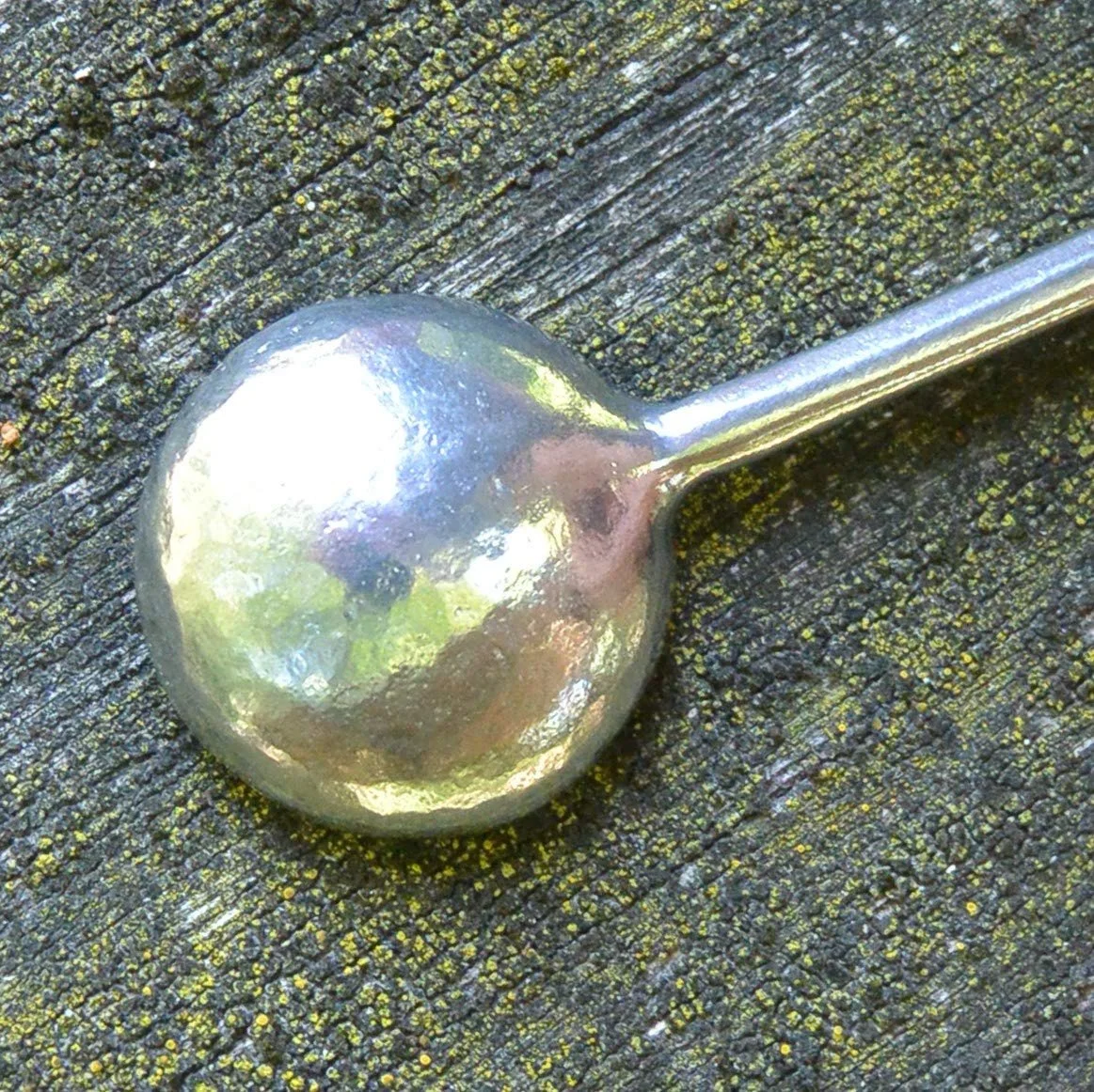 Ложка для варення William Sturt Beaten Pewter з серцем, ручна робота, фото №5