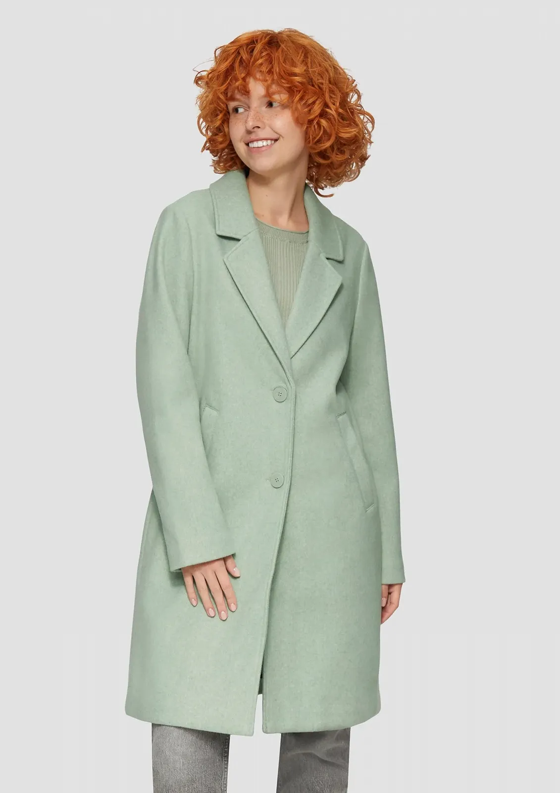 Пальто QS З коміром з лацканами, фото №3 Пальто QS З коміром з лацканами, фото №3