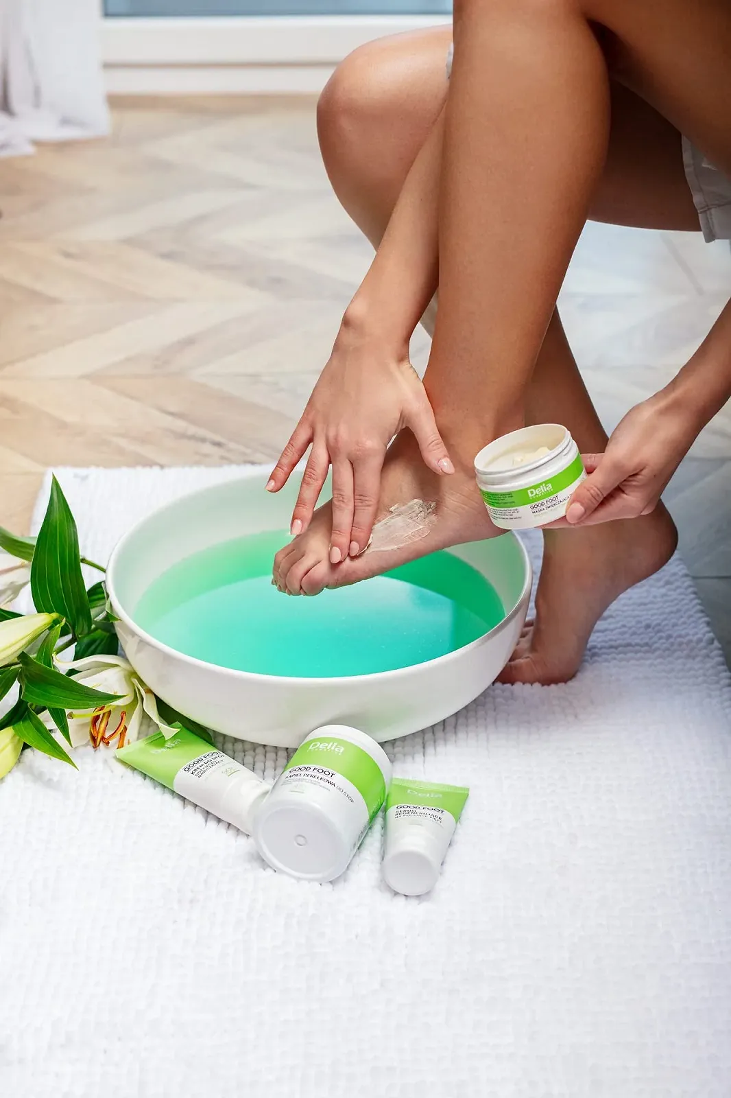 Маска для ног Delia Cosmetics Good Foot смягчающая 45% Urea 90 мл, фото №3