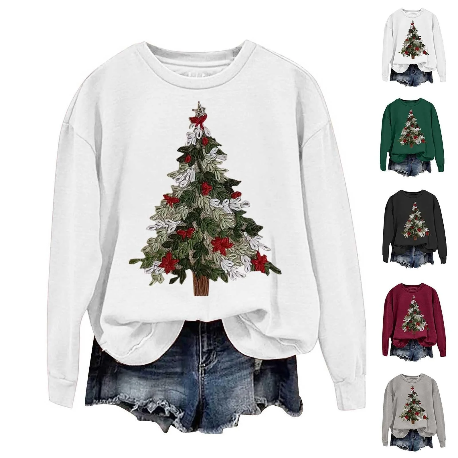 Жіночий Світшот Різдвяний Зимовий, фото №5 Жіночий Світшот Різдвяний Зимовий, фото №5