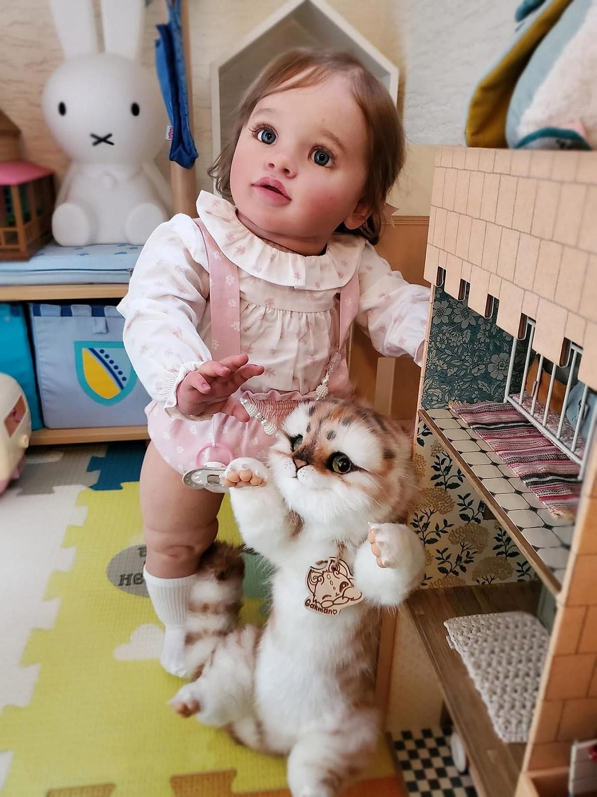 Кукла Anano Reborn Toddler Девочка 60 см Силиконовая, фото №3 Кукла Anano Reborn Toddler Девочка 60 см Силиконовая, фото №3