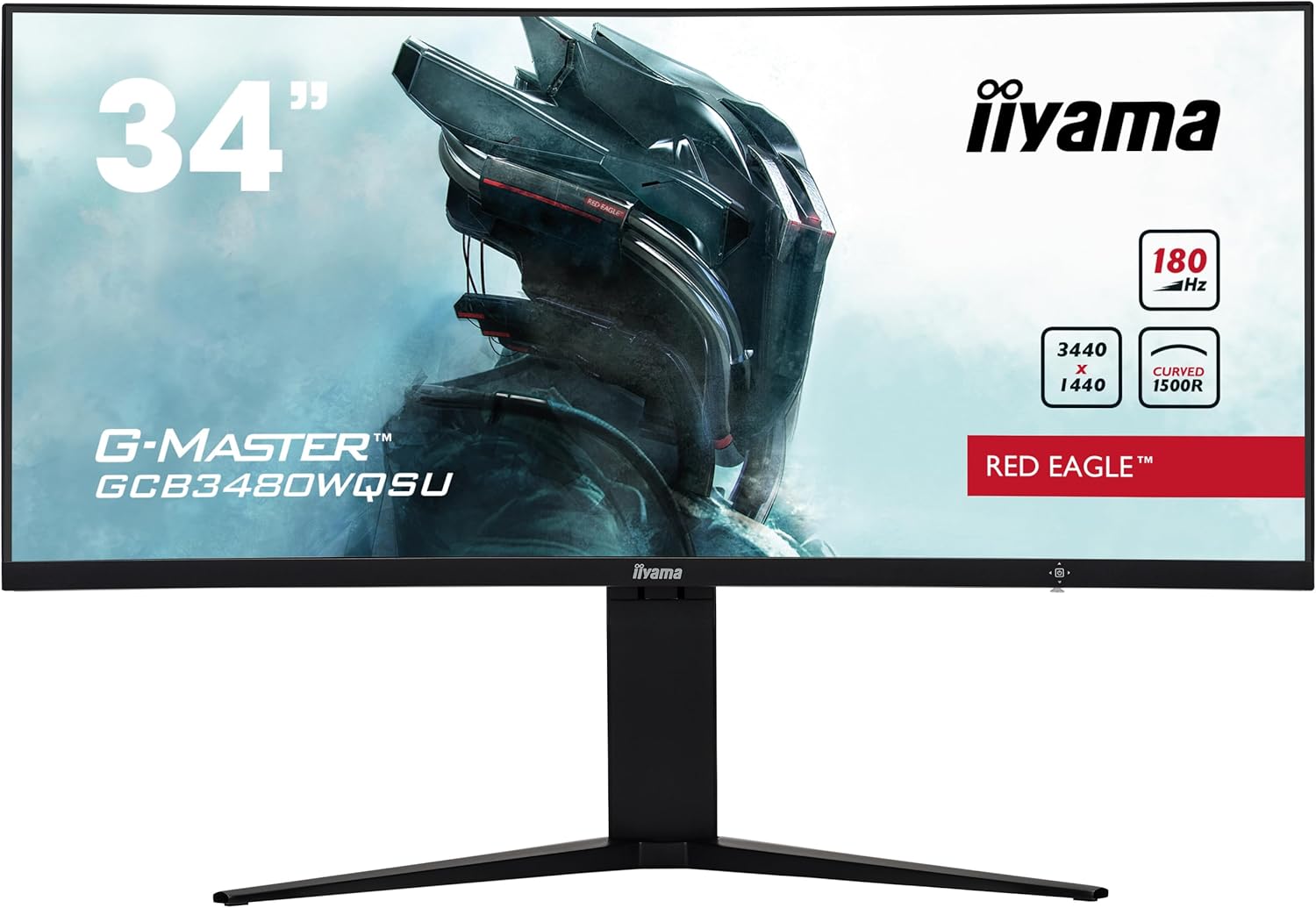 Монитор 34" iiyama G-Master GCB3480WQSU-B1 2K VA 180 Гц, фото №1 Монитор 34" iiyama G-Master GCB3480WQSU-B1 2K VA 180 Гц, фото №1