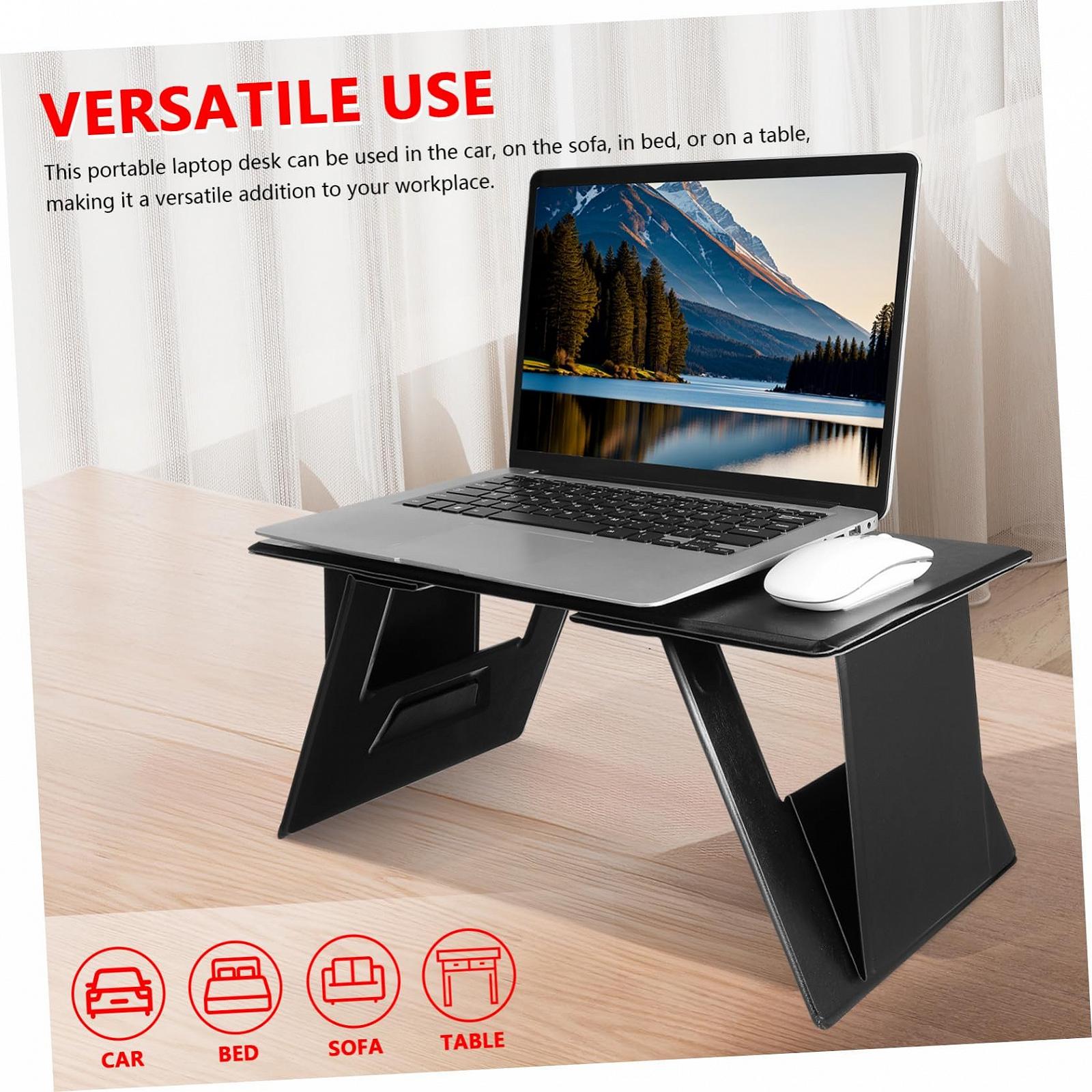 Складаний столик для ноутбука зі щільних панелей, портативний, фото №9 Складаний столик для ноутбука зі щільних панелей, портативний, фото №9