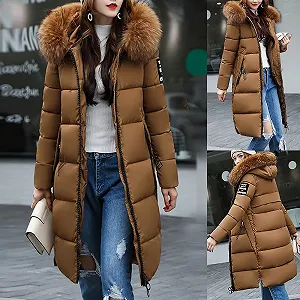 Женское зимнее шерстяное пальто SRZYMJ synthetic.ua - Фото 1