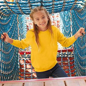 Толстовка Fruit of the Loom Classic Set-in Sweat Unisex Дитяча synthetic.ua - Фото 1