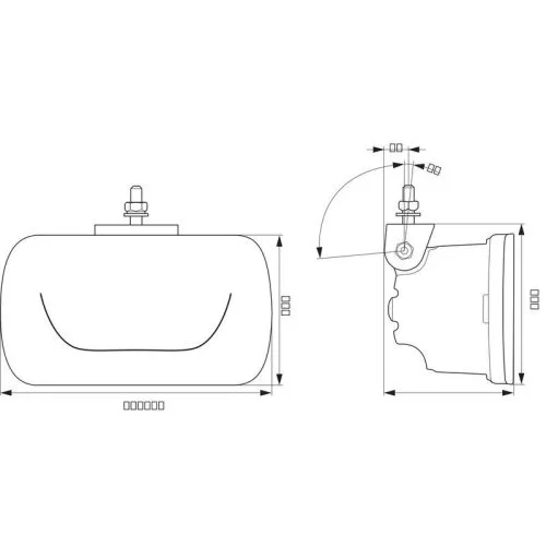 Фара дальнего света HELLA 1FE 016 773-011 для DAF LIEBHERR левая правая, фото №4