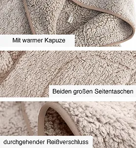 Флисовая куртка с капюшоном Les umes synthetic.ua - Фото 1