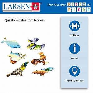 Пазл Larsen NB3 Dinosaurs from The Cretaceous Period synthetic.ua - Фото 1