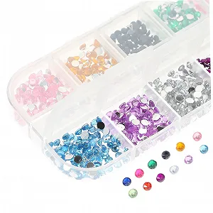 Набор для маникюра FRCOLOR 2 шт. Многофункциональный инструмент для точечной росписи Стразы Декоративная ручка для ногтей и поделок Синий synthetic.ua - Фото 1