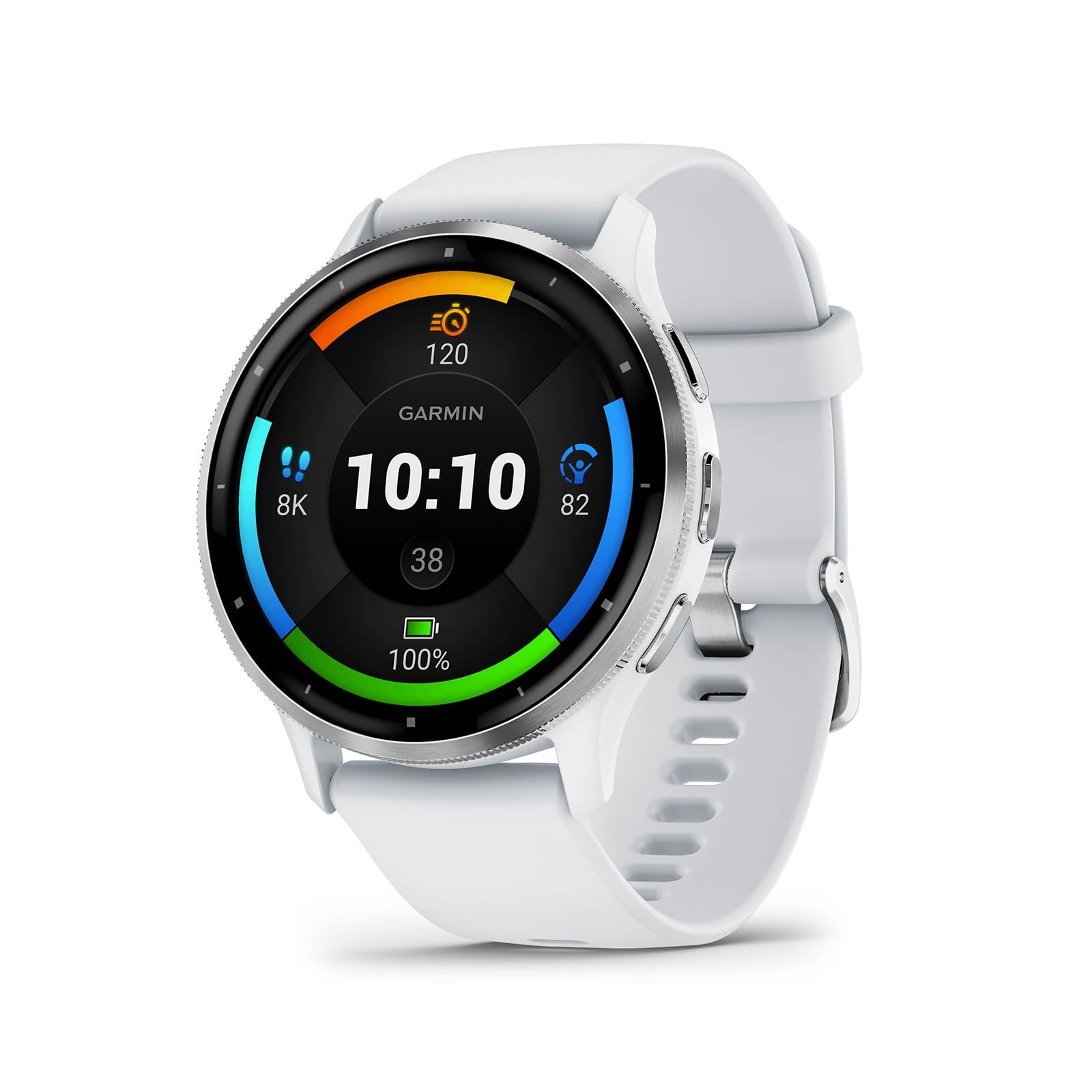 Смарт-часы Фитнес Garmin Venu 3 GPS с Bluetooth-телефонией и голосовым помощником, AMOLED-дисплей 1.4/1.2 дюйма, фитнес-функции, музыка, оплата и режим для инвалидных колясок, фото №1