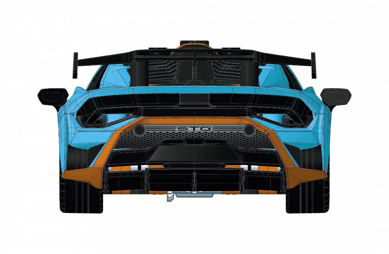 Набор Clementoni Science Build Huracán STO для детей Модель Lamborghini Лаборатория механики научная игра Многоцветный, фото №8