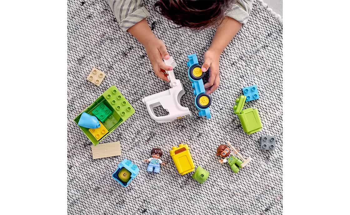 Конструктор LEGO Сміттєвоз і сміттєпереробка 19 деталей 10945, фото №4