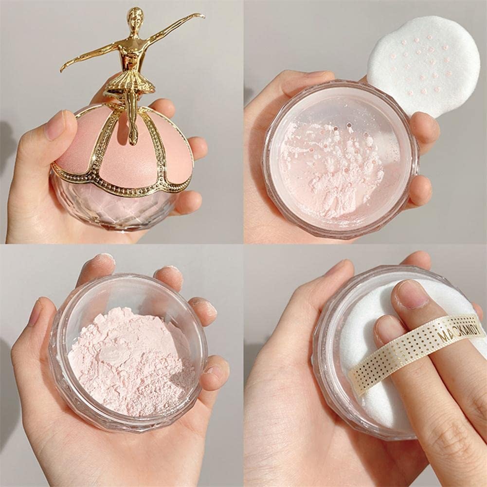 Пудра Ballet Statuette Face Loose Setting Powder Водостійка для макіяжу Контроль блиску Матова тривала, фото №7